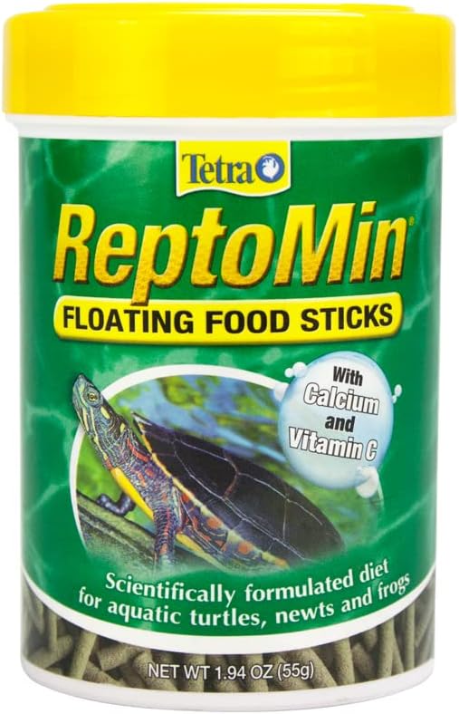 Tetra ReptoMin Floating Food Sticks, Food for Aquatic Turtles, Newts and Frogs, 1.94 oz