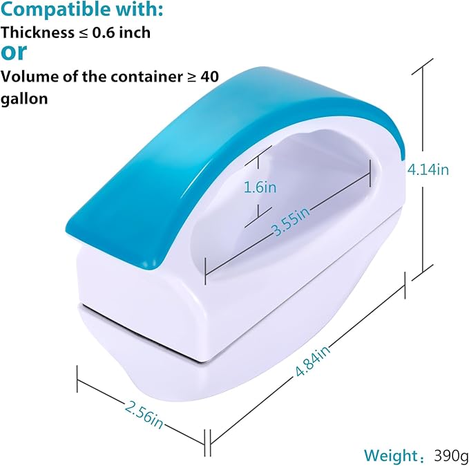 Magnetic Aquarium Fish Tank Glass Algae scrapers Glass Cleaner Scrubber Clean Brush [Floating,Scratch-Free,Non-Slip,magnetizing] XL