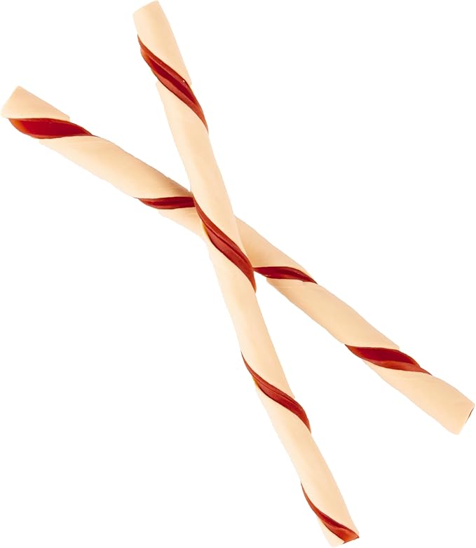 SmartBones Smart Twist Sticks, Rawhide Free Dog Chew Sticks, Made With Real Chicken, 50 Sticks (Pack of 24)