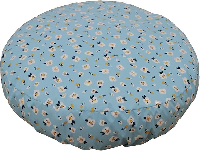 Plastic Round Dog Bed Cover Replacement Washable Waterproof Sheet for 30 inch Faux Fur Circle Dog Donut Beds