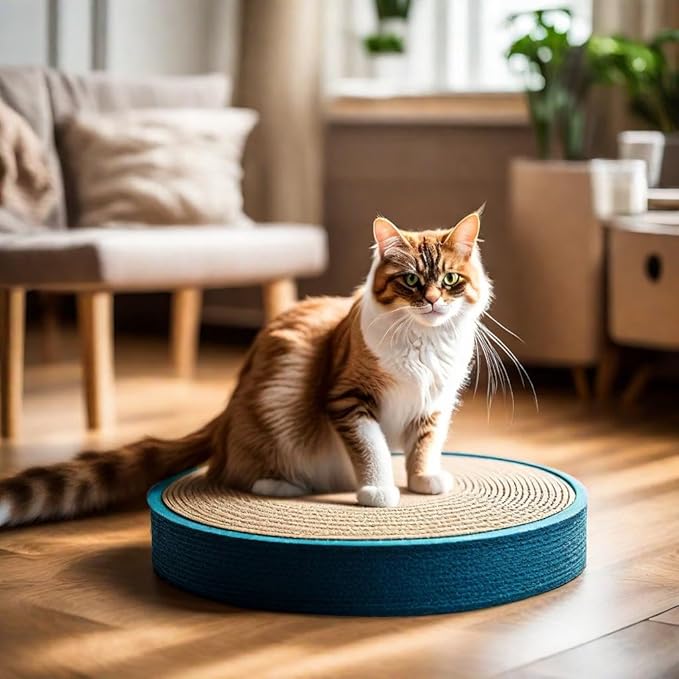 Cat Scratch Pads Round, Cat Scratcher Cardboards, Refill, Replacement, Insert - 3 Pack