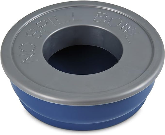 Petmate No Spill Bowl,Blue