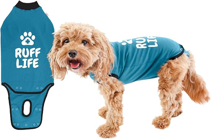 BellyGuard Recovery Suit for Dogs, After Surgery Dog Recovery Suit Female and Male, Soft Cotton Dog Surgery Suit Female Spay, Dog Surgical Recovery Suit Male Neuter, Comfy Surgical Onesie for Dogs.