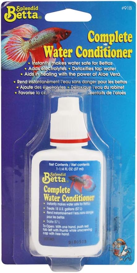 SPLENDID BETTA COMPLETE WATER CONDITIONER Water Conditioner 1.25-Ounce Bottle