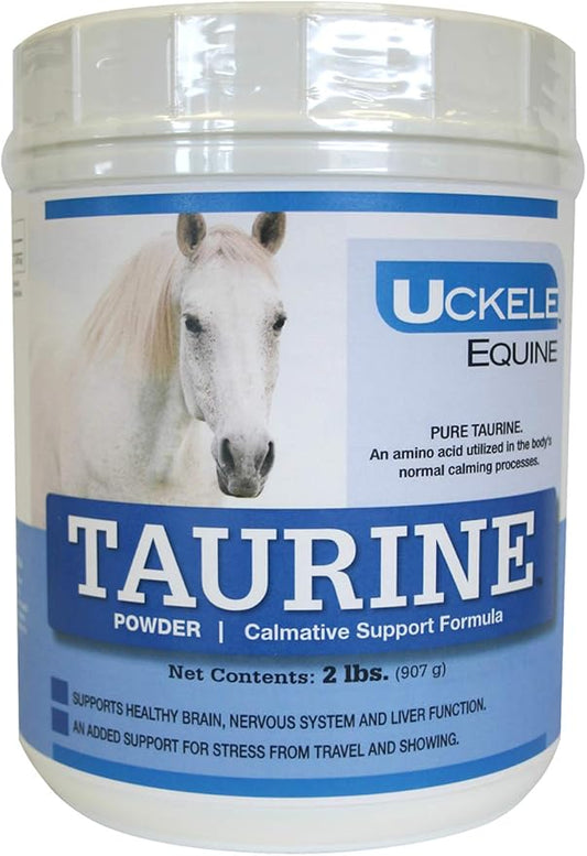 Uckele Taurine Horse Supplement - Calmative Support Formula for Horses - Equine Vitamin & Mineral Supplement - 2 pound (lb)