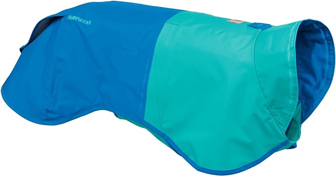 Ruffwear, Sun Shower Dog Raincoat, All-Weather Jacket, Waterproof, Windproof & Lightweight, Blue Dusk, X-Large