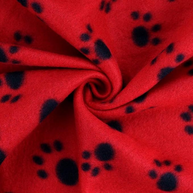 Comsmart Warm Paw Print Blanket/Bed Cover for Dogs and Cats