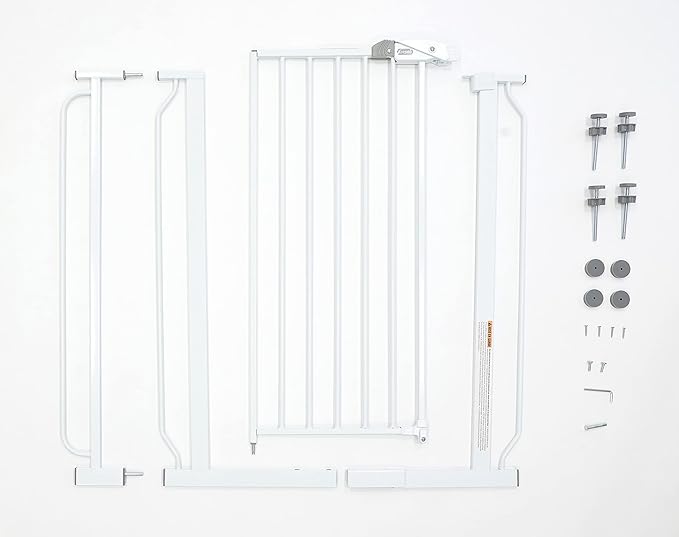 Regalo 56-Inch Extra WideSpan Walk Through Baby Gate, includes 4-Inch, 8-Inch and 12-Inch Extension & Easy Step 36" Extra Tall Walk Thru Baby Gate, includes 4-Inch Extension Kit