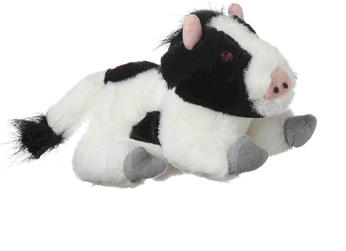 Multipet Look Who's Talking Cow Dog Toy, 7'' x 4'' Dog Toy (27006)