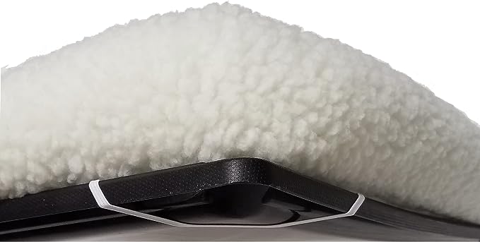 MidWest Homes for Pets Bolster Dog Bed 42L-Inch White Fleece Dog Bed w/ Comfortable Bolster | Ideal for Large Dog Breeds & Fits a 42-Inch Dog Crate | Easy Maintenance Machine Wash & Dry