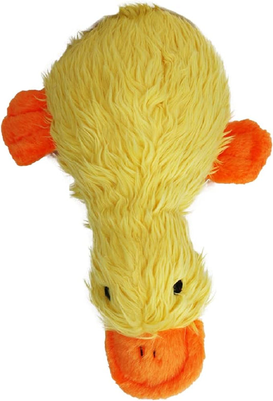 MULTIPET Duckworth Plush Filled Dog Toy, Assorted Colors, (Pack of 1)