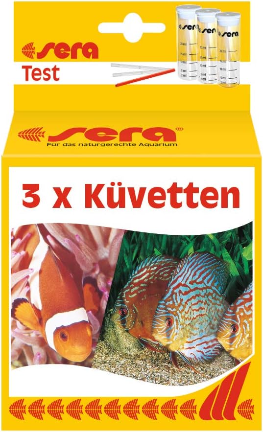 sera 3 Piece Vials Supplementary Pack Aquarium Test Kits