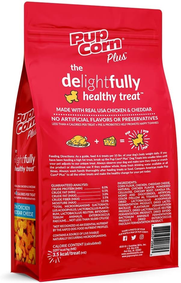 (3 Pack) Pupcorn Healthy Dog Treats