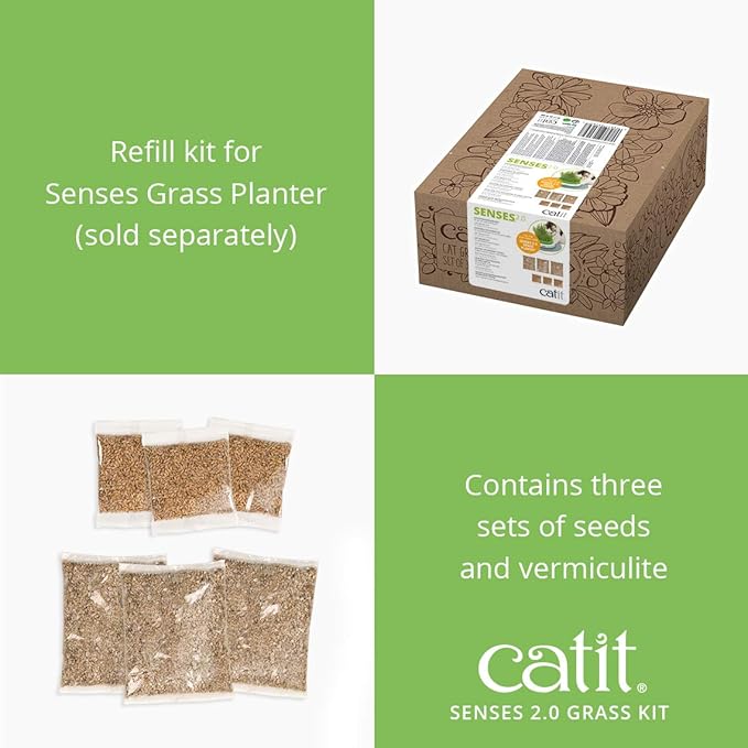 Catit Cat Toys Cat Grass Seeds (Set of 3)