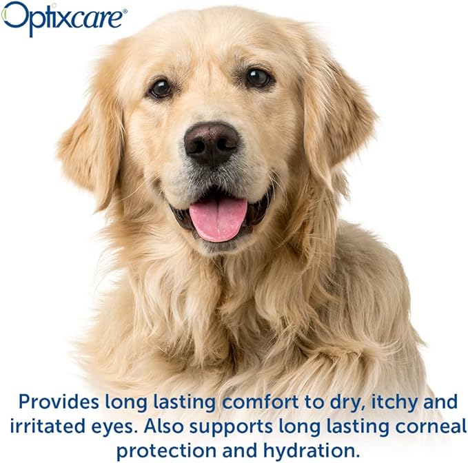 OptixCare Pet Eye Lube Plus + Hyaluron 20g for Dog Cat Horses