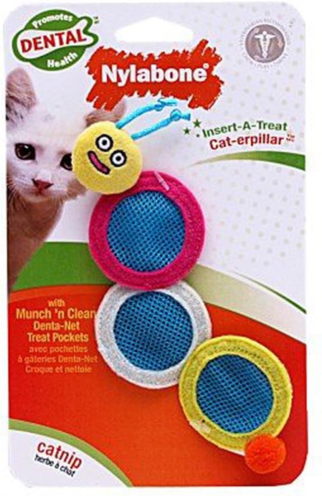 Cat's Insert-A-Treat Cat-erpillar by Nylabone