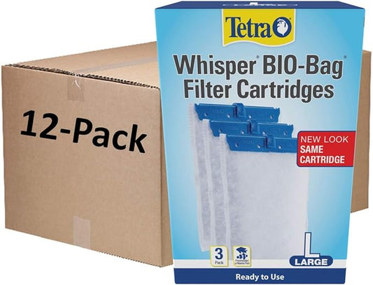 Tetra Whisper Bio-Bag Filter Cartridges for Aquariums - Ready to Use