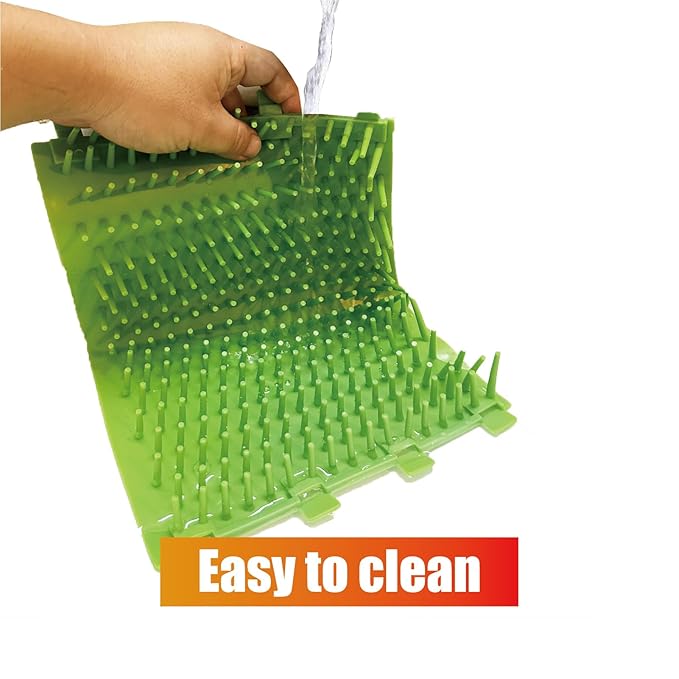 Dog Paw Cleaner for Dogs,Dog Paw Washer with Handle,Portable Pet Paw Cleaner,Medium,6 in, Green