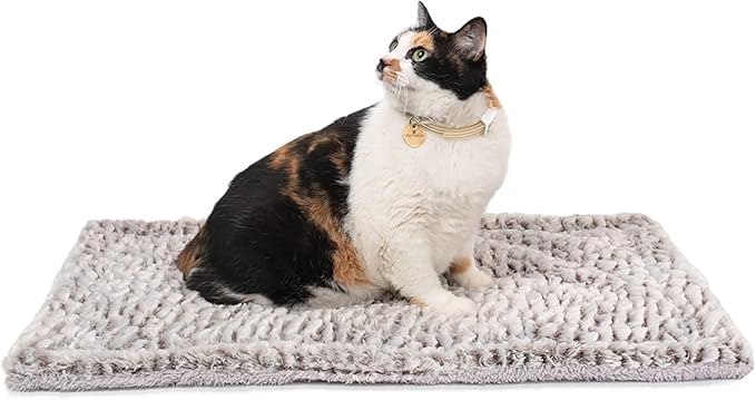 Self Heating Cat Pad Self Warming Cat Bed 27.5" x 18.5" Thermal Cat Mat Extra Warm Pet Mat for Outdoor and Indoor Large Kittens Small Puppy Pets