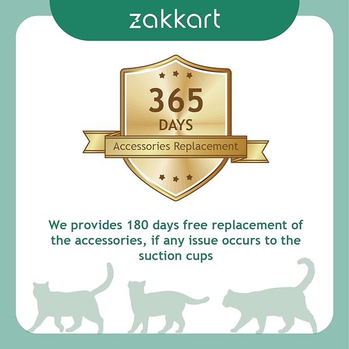 Foldable Cat Hammock for Window with Bolster - Cordless, Three-Side Bolstered Machine Washable Fluffy Bed, Robust Metal Frame - Cat Window Perch for Large Cats and Kittens - Brown/White