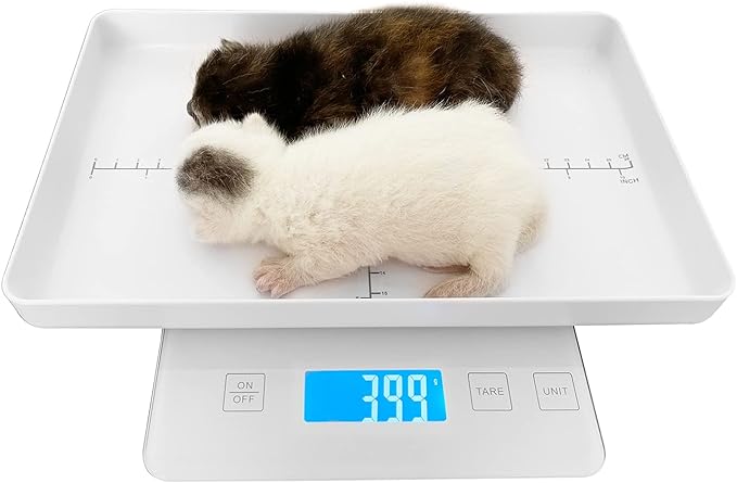 Digital Pet Scale for Small Animal, Whelping Scale,Mini Precision Gram Weight Balance Scale, High Precision 1g, Suitable for Newborn Pets