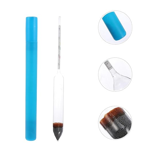 POPETPOP 1pc Salt Measurer Pond Easy Series to Finishing Salinity Fish Brine Salimeter Precision Professional Gravity Saturated for Hydrometer- Tester Saltwater High Sea Measure