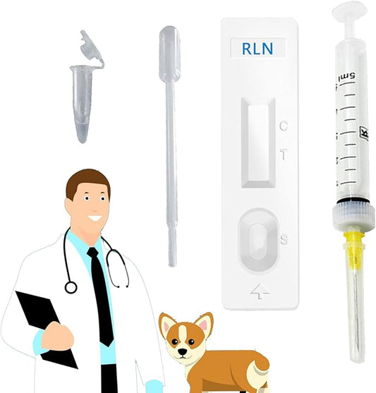 Dog Pregnancy Test Kit at Home, White, Fast and Accurate Detection, Pregnancy Tests Strip for Dog Disposable Pet Clinic Equipment