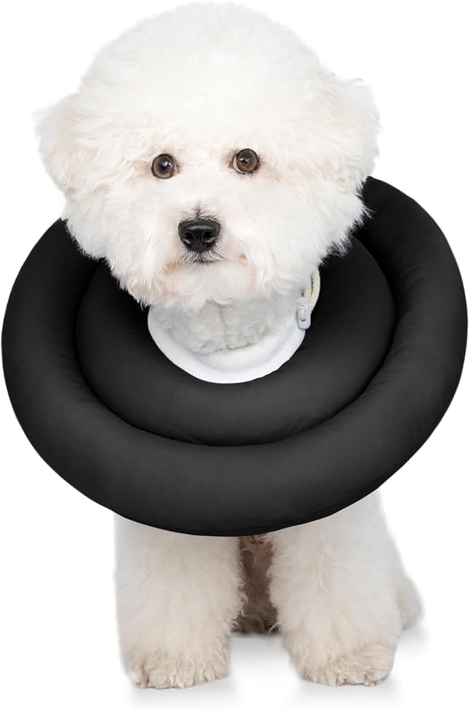 Dog Cones for Small Dogs,Comfortable Adjustable Soft Dog Cone Alternative After Surgery,Elizabethan Donut Collar for Small Dogs Recovery,Different Sizes for Cats,Medium Dogs and Small Dogs