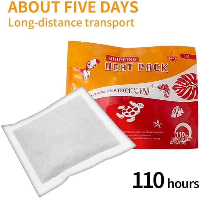 MaxxHeat 110 Hour Shipping Heat Pack - 10 Pack | Veteran Owned - Extended Heat for Marine Animals, Insects, Coral, Fish, Invertebrates, Flowers, and Plants | Tropical Fish - South Shore Retail