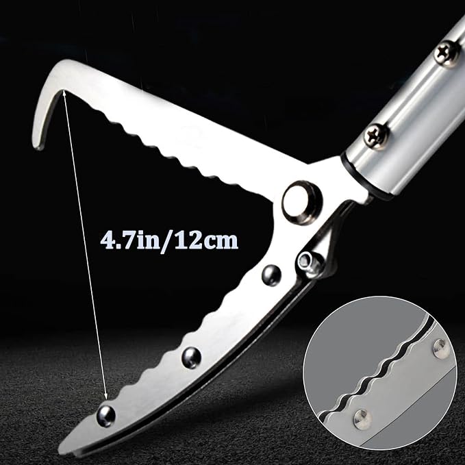 89''Telecopic Snake Tongs Professional Reptile Catcher Grabber Wide Jaw Handling Tool 2024 New Launch