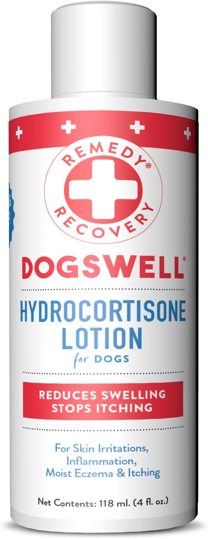 Cardinal Pet Care DOGSWELL Hydrocortisone Lotion and Veterinary Formula Hot Spot & Itch Relief Spray for Dogs and Cats, 4 oz. and 8 oz.