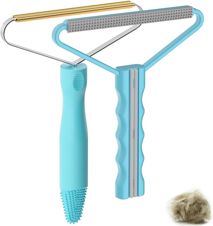 Pet Hair Removal Tool,Pet Hair Remover,Cleaner Pro Pet Hair,Fabric Shaver,Lint Remover,Lint Cleaner Pro,Carpet Rake,Dog Hair Remover and Cat Hair Remover for Rugs,Couch,Pet Towers(2pack)