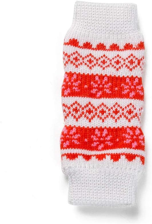 4pcs Pet Leg Ankle Sleeves Dirt Leg Cover - Urine Warm Knee Pad (Christmas Snow, Size S)- Christmas Decorations for Pet Cat