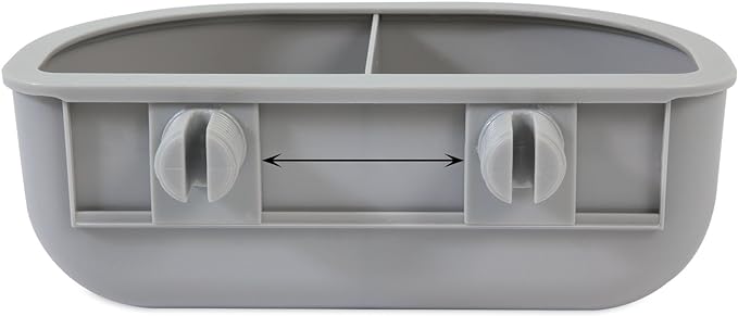 Petmate Vari Dog Kennel 36" and Petmate Double Diner Kennel Bowl, Gray, Small