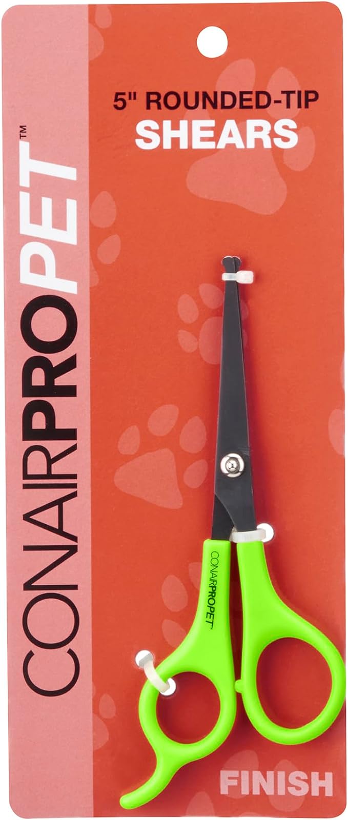 CONAIRPROPET 5" Dog Scissors for Grooming with Rounded Tip For Added Protection, Ideal for all Size Breeds