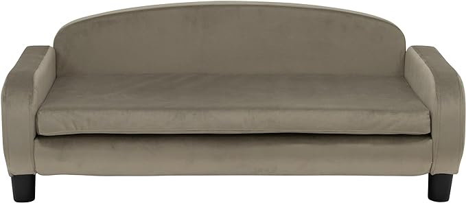 Paws & Purrs Modern Pet Sofa 41.5" Wide for Large Dog with Removable/Washable Mattress Cover