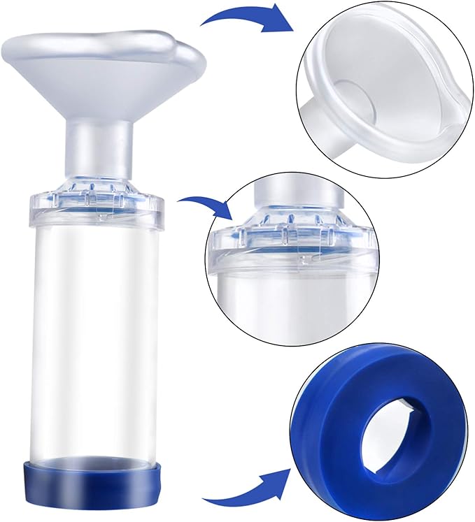 Cat/Dog Inhaler Spacer,Cat Inhaler Feline Aerosol Chamber,Come with 2 Size Mask for Cat/Dog and Instruction (Two mask for cat/Dog)