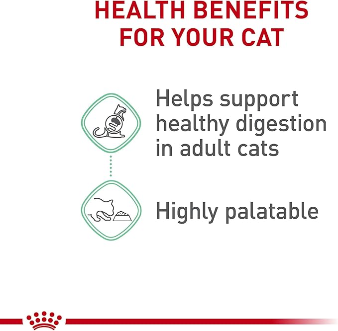 Royal Canin Digestive Care Chunks in Gravy Adult Wet Cat Food, Pouches 3 Oz(Pack of 12), Chicken flavor