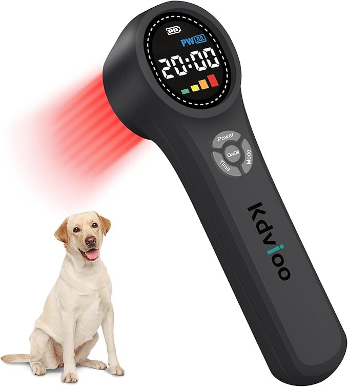 Cold Laser Therapy for Dogs,Red Light Therapy Devices,16x660nm+4x810nm+4x980nm,Infrared Red Light Therapy Machine for Dogs Cats Muscle and Joint Pain Relief,Handheld Infrared Light for Pet/Vet