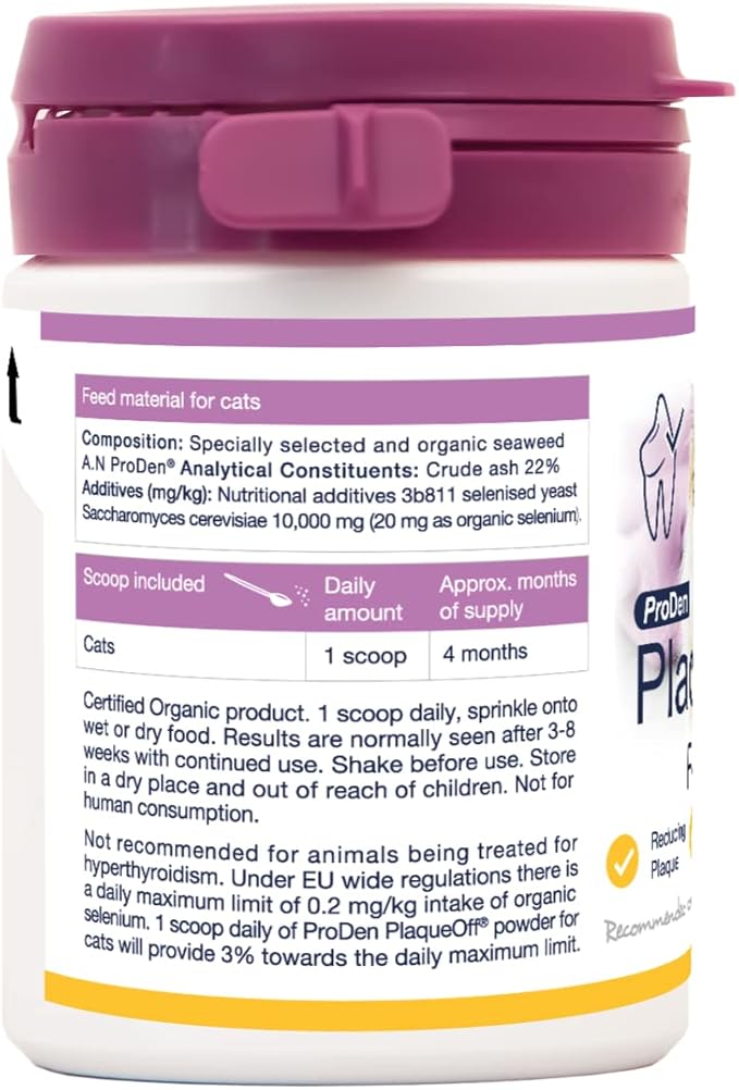 Plaque Off for Cats 40g - Special Feline Formulation
