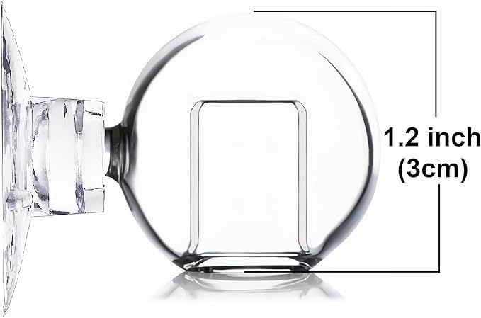 Glass CO2 Drop Checker for Aquarium Planted Tank (without Solution)