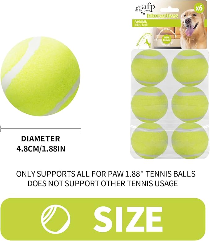 ALL FOR PAWS Dog Ball Launcher Automatic,Automatic Ball Launcher for Dogs,Ball Thrower for Dogs,Dog Toys Interactive,includes 3pcs Tennis Balls for Dogs