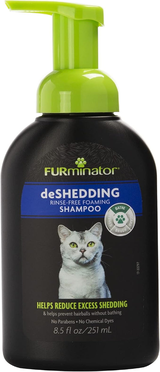 FURminator deShedding Shampoo For Cats, Helps Reduce Excess Shedding, 8.5 oz