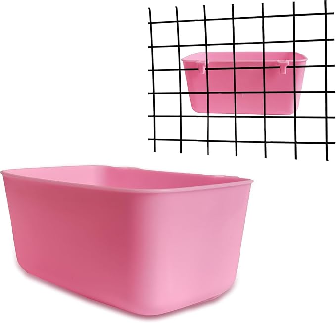 26 Pack Chicken Feeder Rabbit Waterer 21 oz Food Water Cat Cage Cups Puppy Hanging Feeding Dish Coop Bowl Watering Container Treats Drinker Pigeon Bird Bath