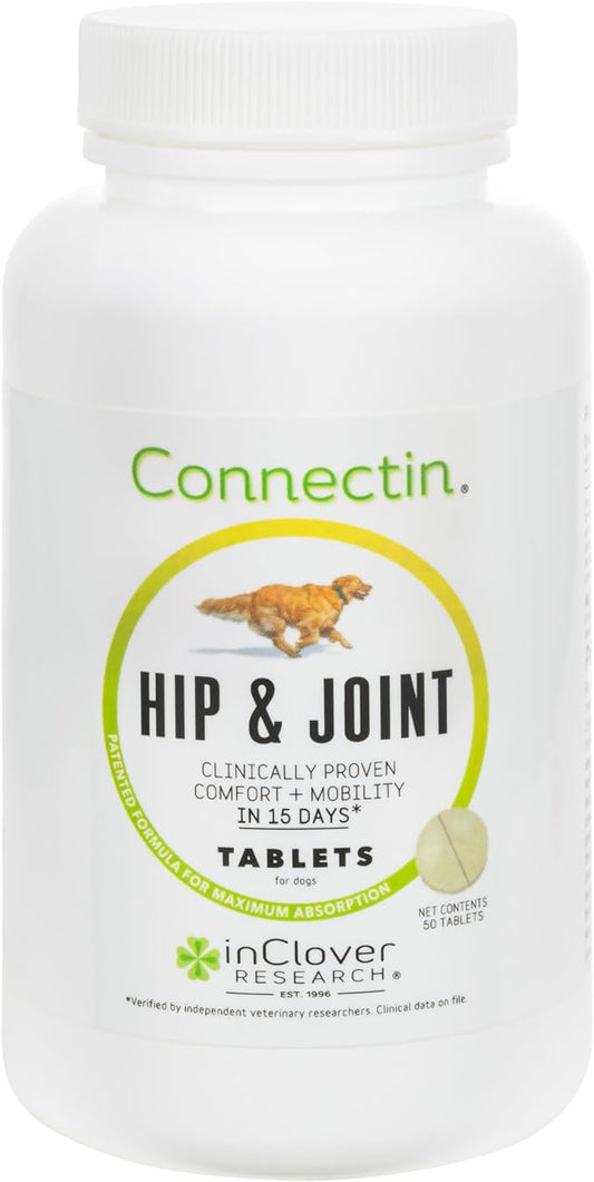 InClover, K9 Connectin Hip & Joint Tablets Dog Supplement, 50 Count