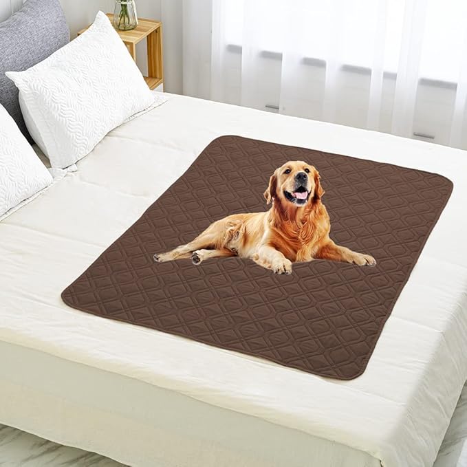 Ameritex Waterproof Blanket Reversible Dog Bed Cover Pet Blanket for Furniture Bed Couch Sofa