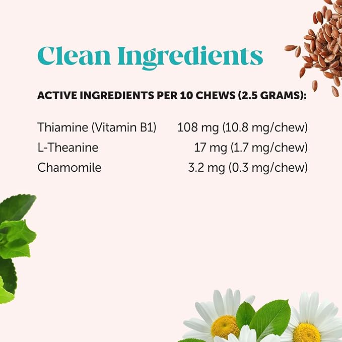 Pet Honesty Calming Chews for Cats - Cat Anxiety Relief + Helps Reduce Stress - Behavioral Support & Promotes Relaxation for Travel, Boarding, Vet Visits, Separation Anxiety - Chicken (2 Pack)