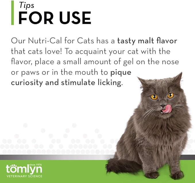 Tomlyn High Calorie Nutritional Gel for Cats, (Nutri-Cal) 4.25 oz