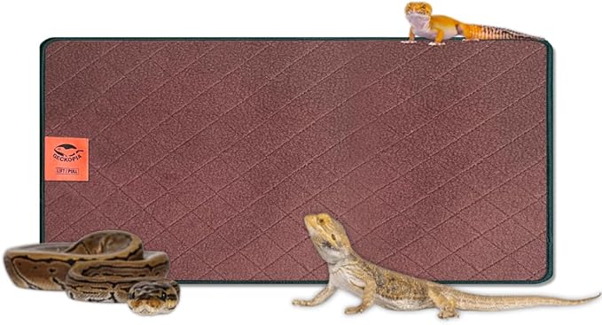 GECKOPIA 2.0 Premium Reptile Liner | Reptile Carpet | Reptile Bedding | Reptile Substrate | Reptile Tank Liner | Leopard Gecko Liner | Bearded Dragon Liner | Desert Reptile Liner(40 Gallon)