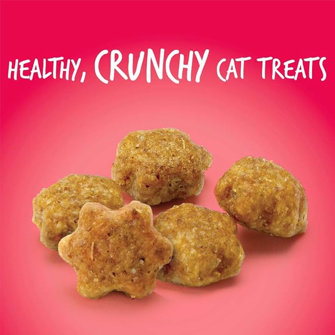 Fruitables Cat Treats – Crunchy Treats for Cats – Healthy Low Calorie Treats Packed with Protein – Free of Wheat, Corn and Soy – Made with Real Salmon with Cranberry – 30 Ounces
